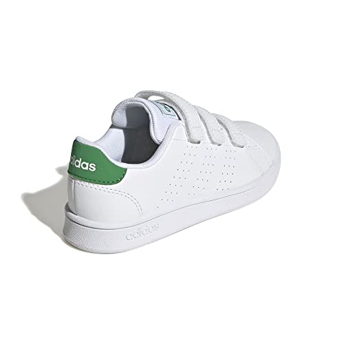 adidas Advantage, Zapatillas para Unisex niÃ±os, Blanco Ftwr White Green Core Black, 30.5 EU