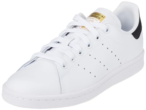 adidas Stan Smith, Sneaker Mujer, Cloud White/Core Black/Gold Metallic, 37 1/3 EU