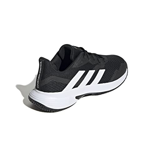 adidas CourtJam Control M, Zapatillas de Tenis Hombre, Negbás/Ftwbla/Negbás, 44 EU
