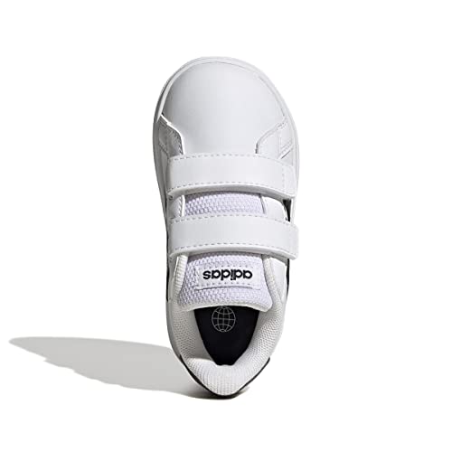 adidas Grand Court, Sneakers Unisex niÃ±os, Blanco Ftwr White Core Black Core Black, 25 EU