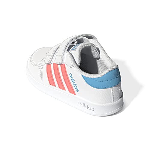 adidas Breaknet CF I, Sneakers Unisex niÃ±os, Blanco (FTWR White/Acid Red/Sky Rush), 25 EU