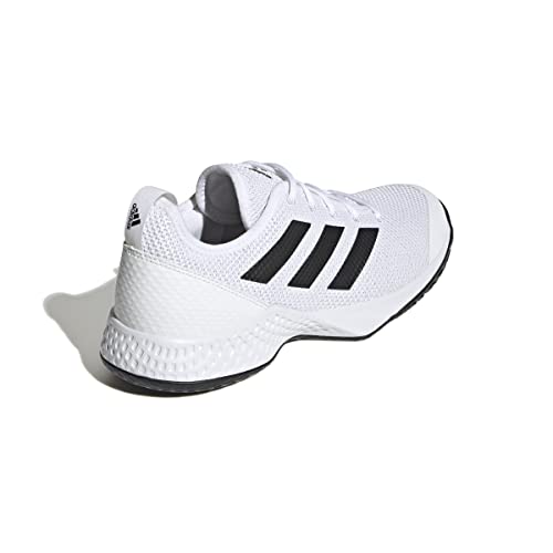 adidas CourtFlash M, Zapatillas de Tenis Hombre, Ftwbla/Negbás/Ftwbla, 42 EU