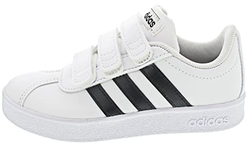 Adidas Vl Court 2.0 Cmf C, Zapatillas de deporte Unisex NiÃ±os, Blanco (Ftwr White/Core Black/Ftwr White Ftwr White/Core Black/Ftwr White), 34