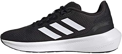 adidas RUNFALCON 3.0 W, Sneaker Mujer, Core Black/FTWR White/Core Black, 40 2/3 EU