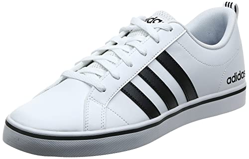 adidas VS Pace, Zapatillas de Deporte Hombre, Blanco (Footwear White/Core Black/Team Royal Blue), 45 1/3 EU
