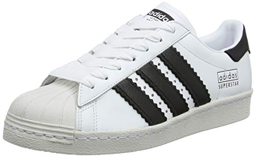 adidas Superstar 80S, Zapatillas de Gimnasia Hombre, Blanco (FTWR White/Core Black/Crystal White), 37 1/3 EU