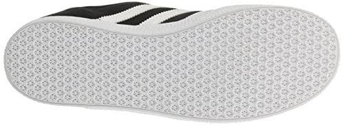 adidas Gazelle J, Zapatillas de gimnasia Unisex niÃ±os, Negro (Core Black/Footwear White/Gold Metallic), 38 2/3 EU