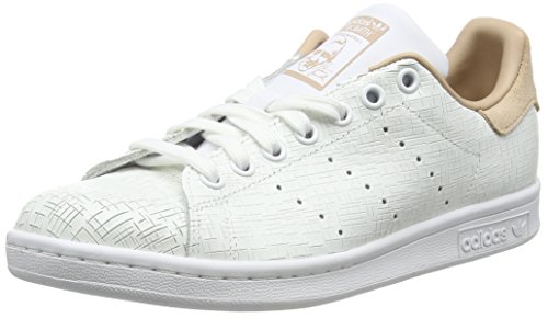 adidas Stan Smith W, Zapatillas Mujer, Blanco (Footwear White/Footwear White/Ash Pearl 0), 36 2/3 EU