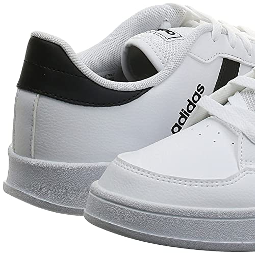 adidas Breaknet, Zapatillas de tenis Hombre, Cloud White Core Black Core Black, 45 1/3 EU