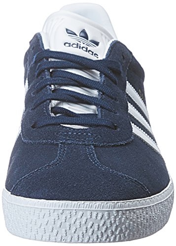 adidas Gazelle J, Zapatillas de gimnasia Unisex niÃ±os, Azul (Collegiate Navy/Ftwr White/Ftwr White), 38 2/3 EU